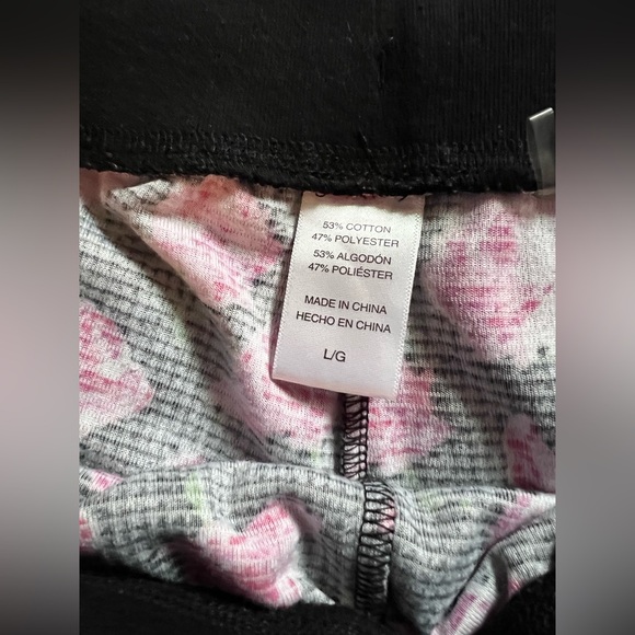 Betsey Johnson Pajama Set. Super Soft! Sz L. - Picture 11 of 12